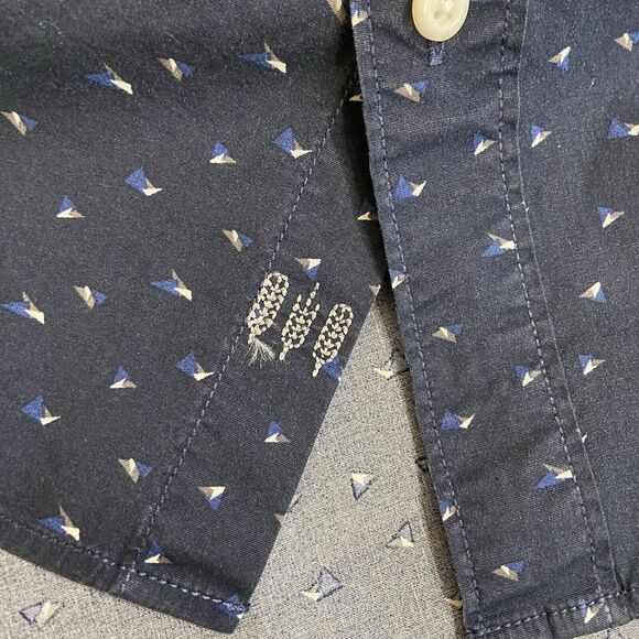 Hawker Rye Men’s Short Sleeve Button Down Shirt Size M Relaxed Fit - Picture 11 of 12